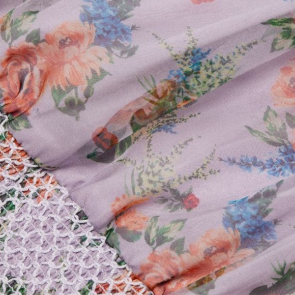 ALICE + OLIVIA Caprina Silk Puff Sleeve Crop Top M - Picture 4 of 15